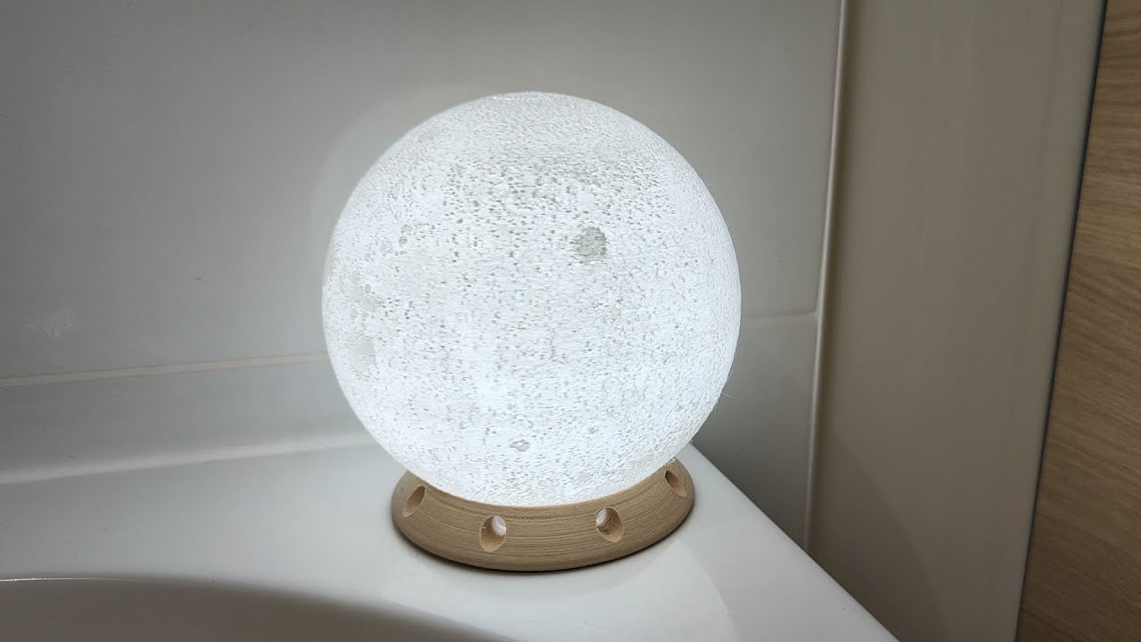 Fabriquer une lampe lune en impression 3D