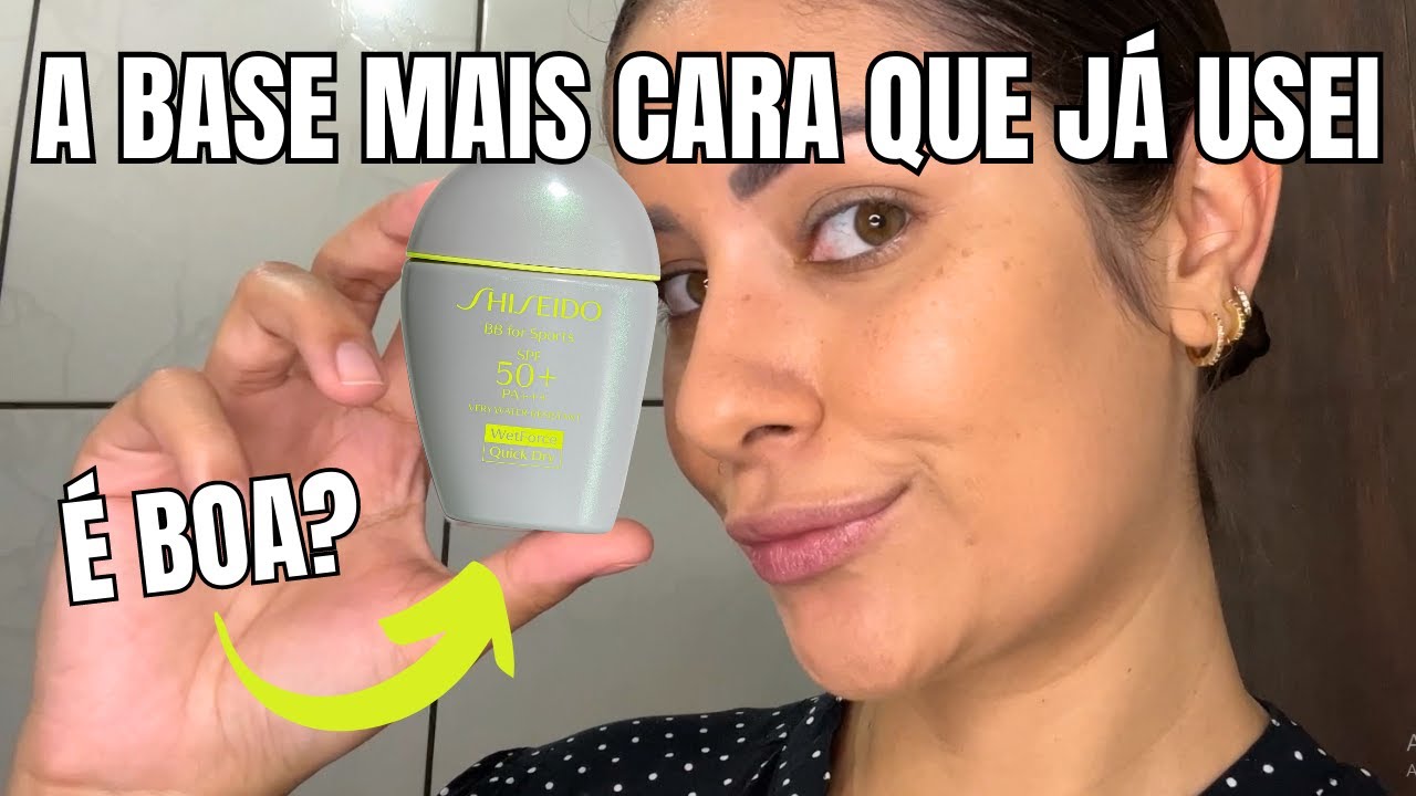 Shiseido BB for Sports SPF50+ - A Base mais cara que já usei! Será que vale a pena?