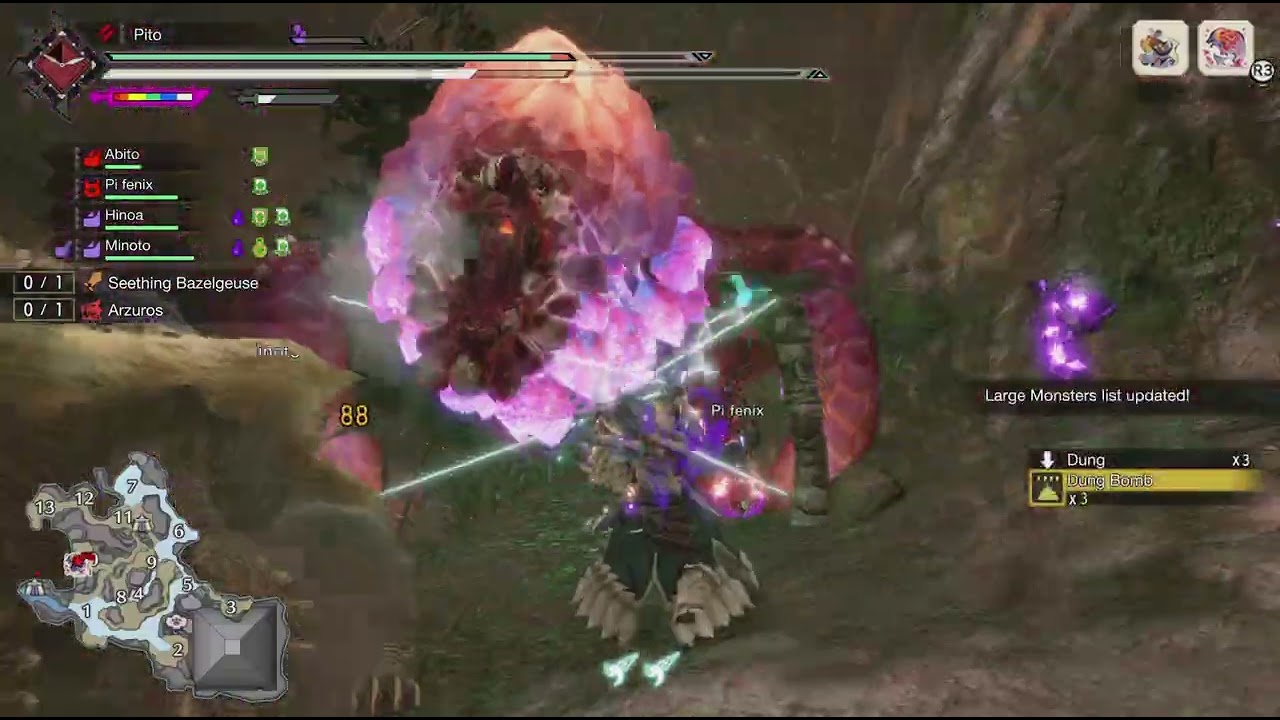 Azuros, Sorched Magna and Chaotic Gore bully Bazel