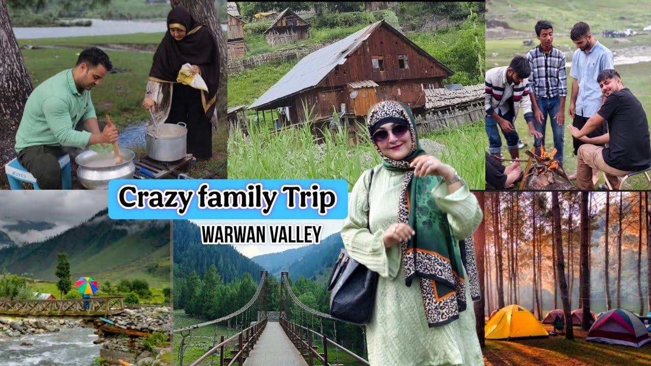 Crazy Family Trip || Camping 🏕️ with Family || Hidden Switzerland warwan valley