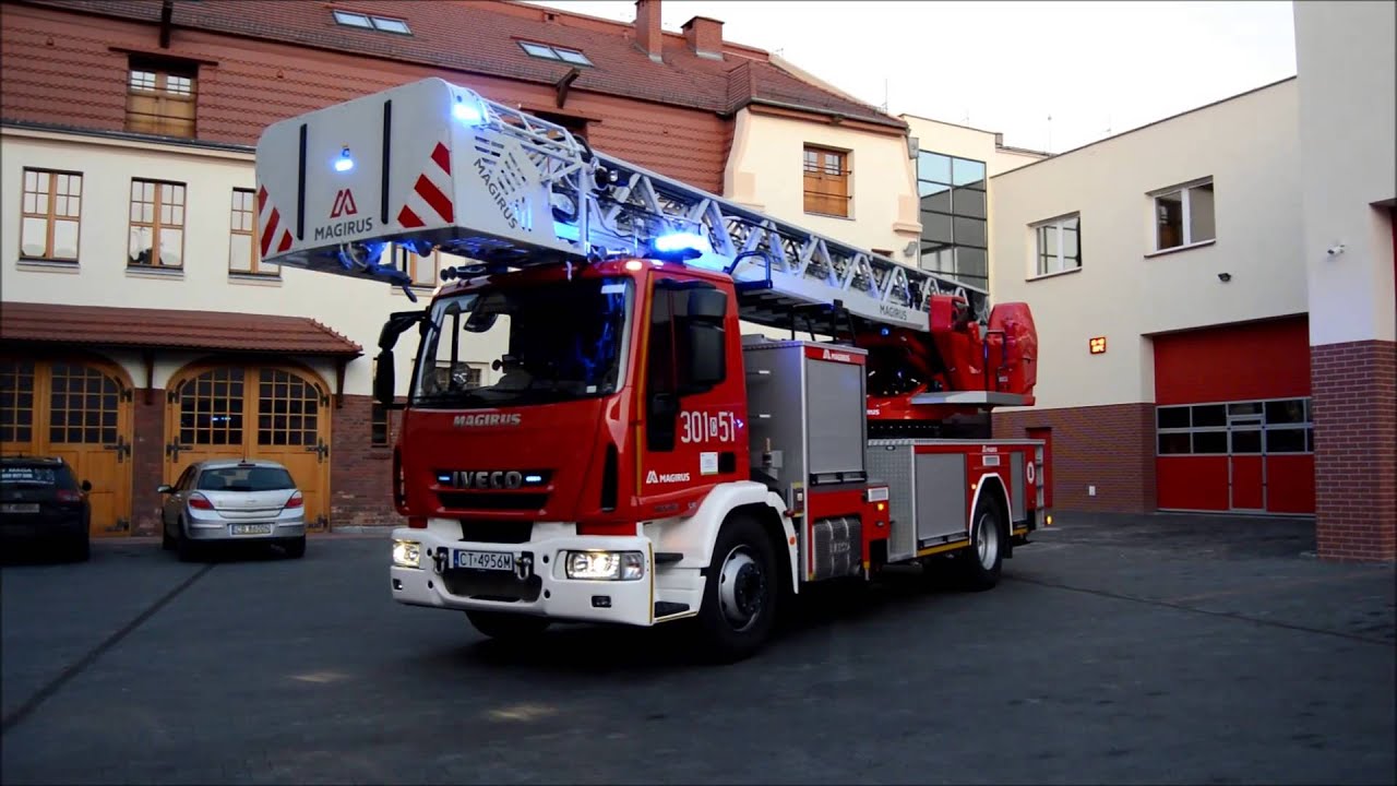 [POKAZ Nowej drabiny JRG 1 Bydgoszcz] IVECO MAGIRUS 160E32 301[C]51