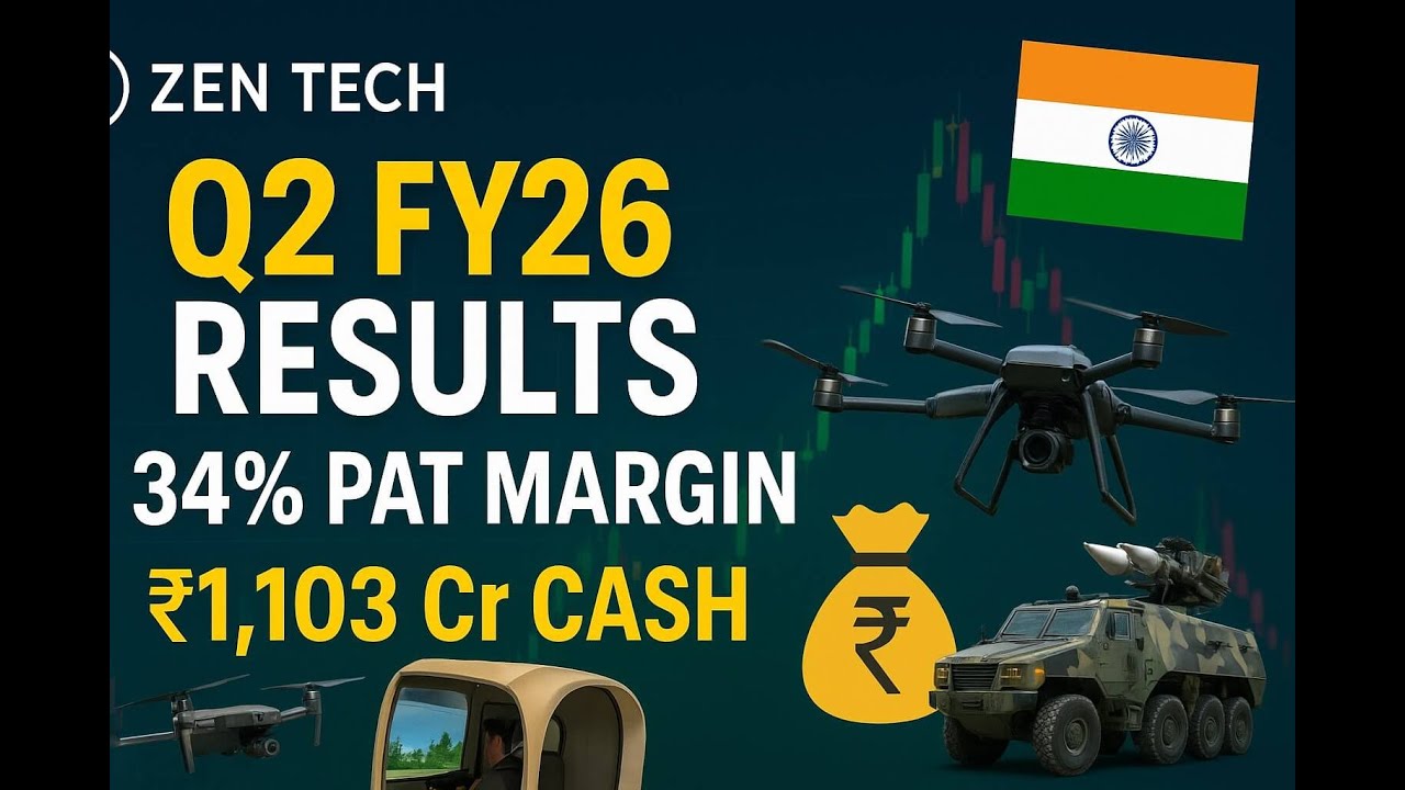 Earnings Call Zen Technologies Q2 FY26 Results | 34% PAT Margin |  Big Defence Orders Coming? 🚀
