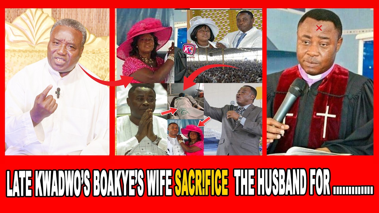 Break! Late Kwadwo Boakye's wife was beaten at Church Compound