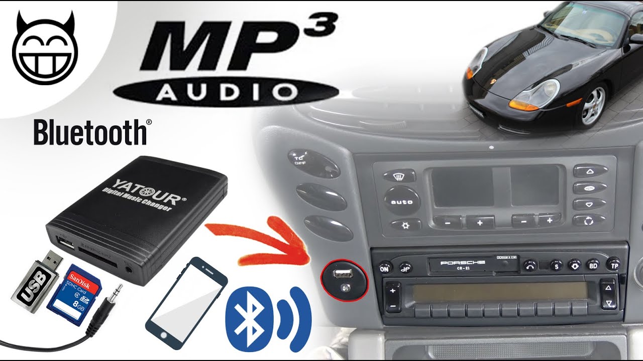 🛠 Boitier MP3 Bluetooth comment l'installer - Tuto Boxster 986 et Porsche 996