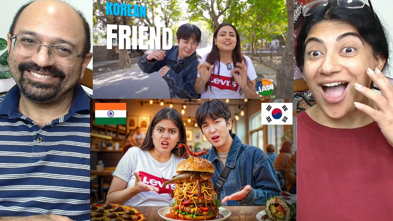 Korean Boy Tries Viral Indian Food for the First Time😂😂😂
