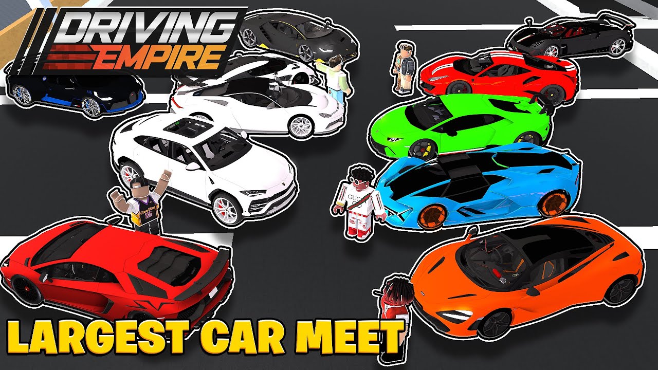 HOSTING THE LARGEST CAR SHOW IN DRIVING EMPIRE WITH THE CREATOR!!