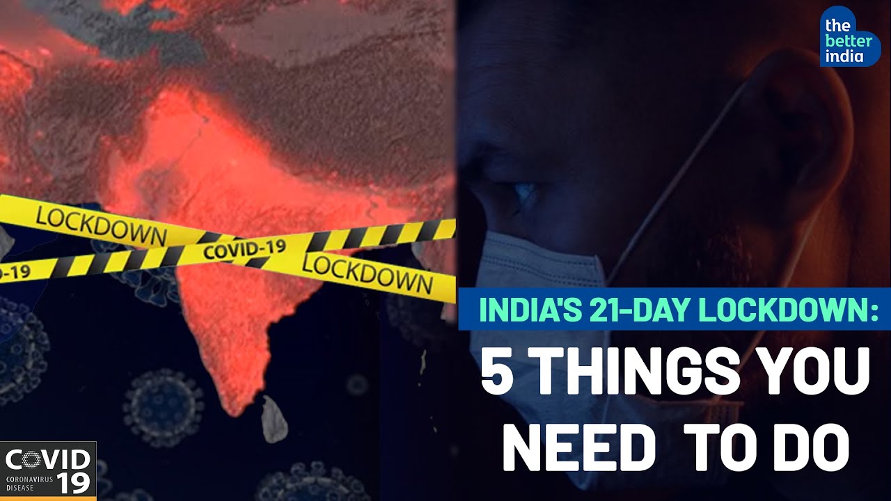 India's 21-Day Lockdown: 5 Things You Need to Do