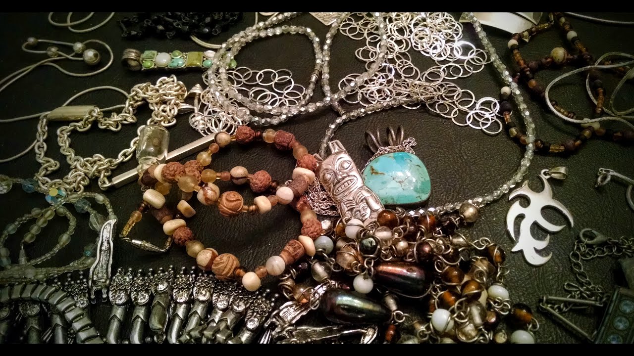 ASMR Necklace Collection (whisper and light gum chewing)