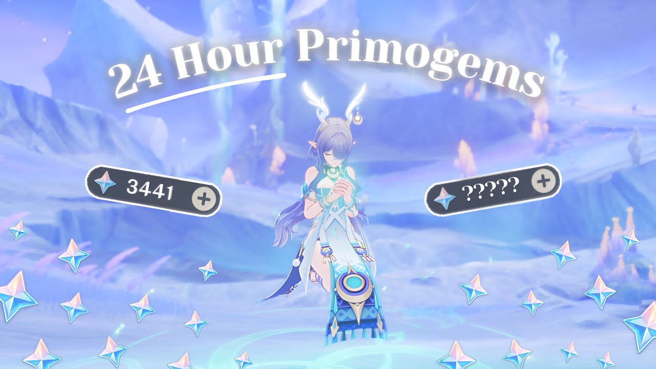 🌿 Spending 24 hours farming primogems for lauma -`♡´- | cozy genshin gameplay ⊹ ࣪ ˖