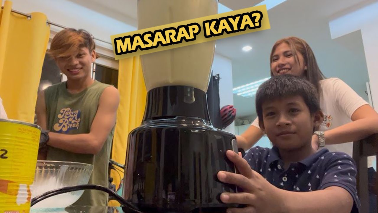 MAKING MANGO-BANANA SHAKE WITH JIMEL AND MARK | Jacq Tapia
