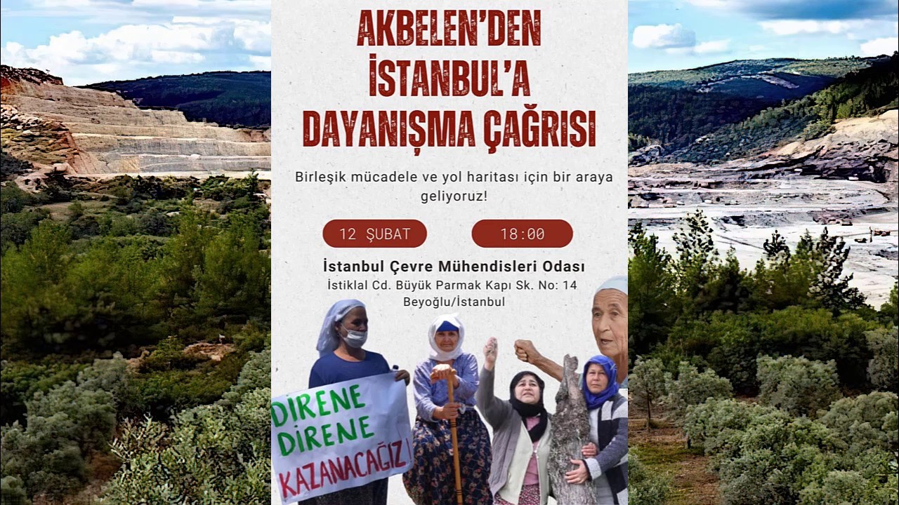 Akbelen'den İstanbul'a Dayanışma Paneli