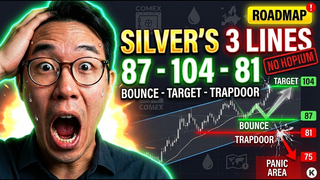 JUST IN: SILVER WARNING - Bounce From $87 Looks Bullish – Until $81 Snaps (Full Plan Inside)