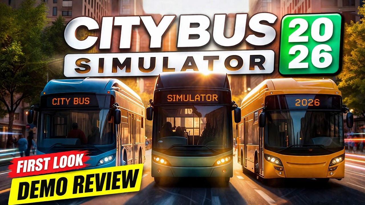 Первый взгляд на демоверсию City Bus Simulator 2026. Обзор.