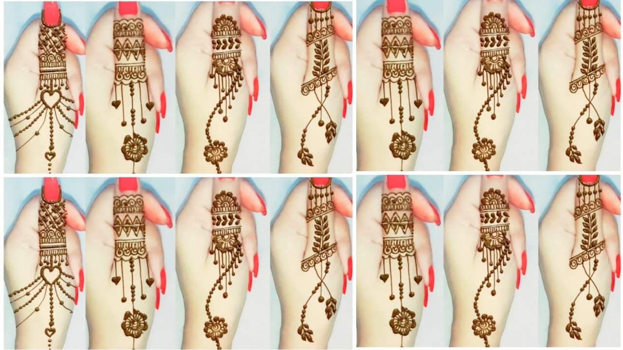 Top 🔥 4 Unique Thumb Mehndi Designs || Easy Tattoo Mehndi Designs || Dollyarts ||