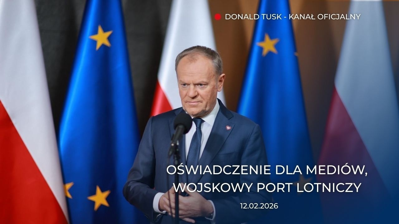 Donald Tusk: Oświadczenie dla mediów, 12.02.2026