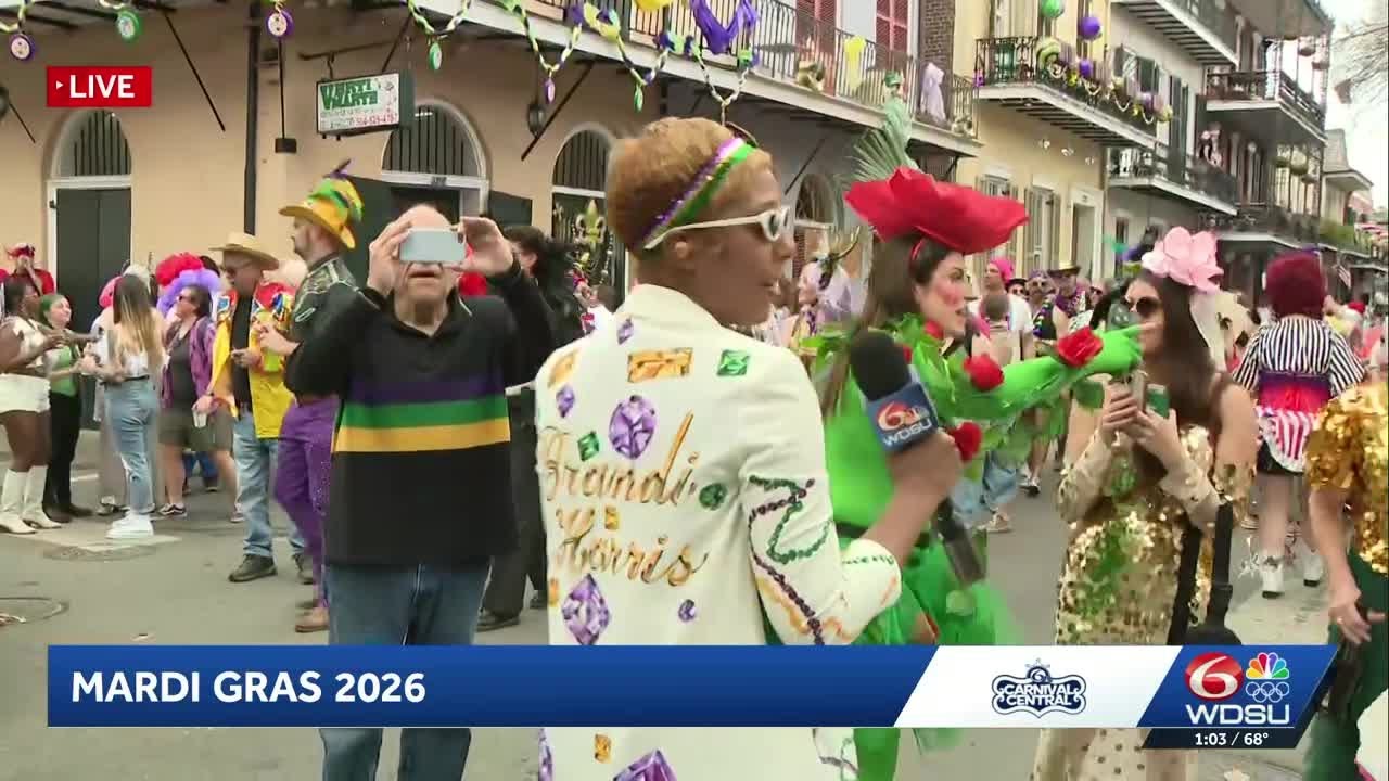 Parades end, Mardi Gras party moves to French Quarter
