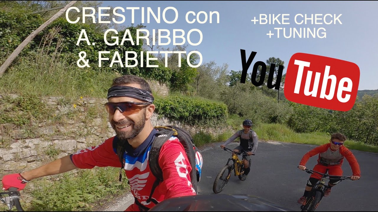 in bici con A. GARIBBO e FABIETTO , sul CRESTINO, Finale Ligure