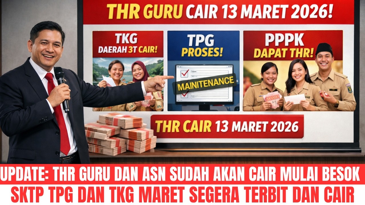 KABAR GEMBIRA: BEBERAPA DAERAH SUDAH AKAN MENCAIRKAN THR GURU DAN ASN BESOK | AL KHOLIF
