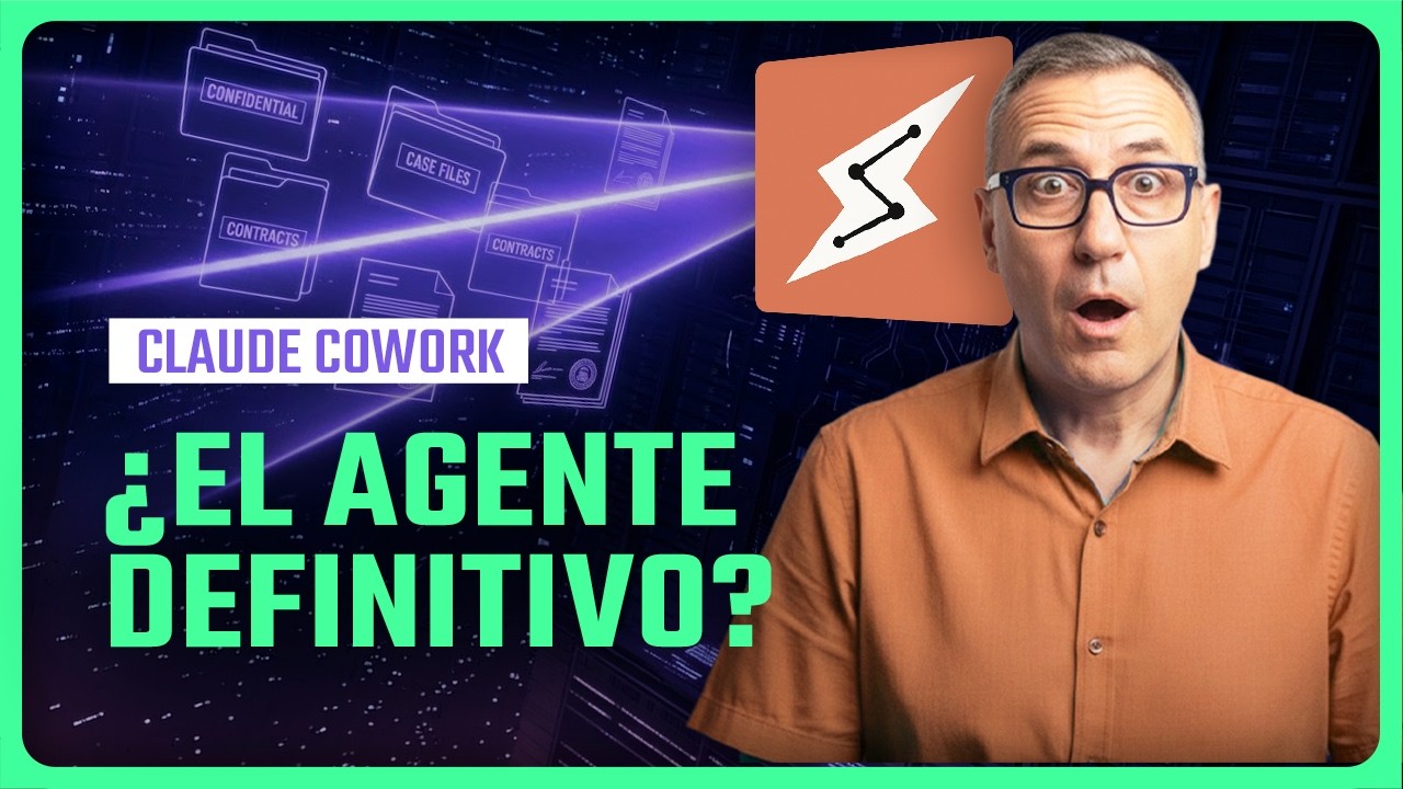 Claude Cowork: La IA que TOMA EL CONTROL de tu ordenador (y por qué da MIEDO) 💻