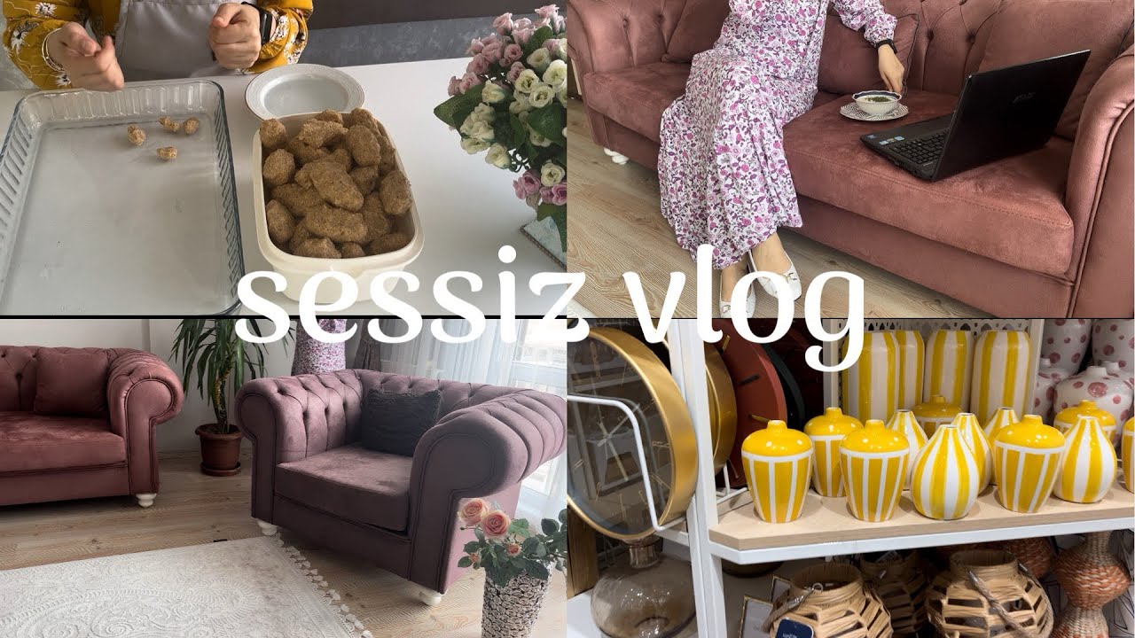 Sessiz vlog | sıkma köfte 🫶🏻 ev halleri | sohbet 🌸