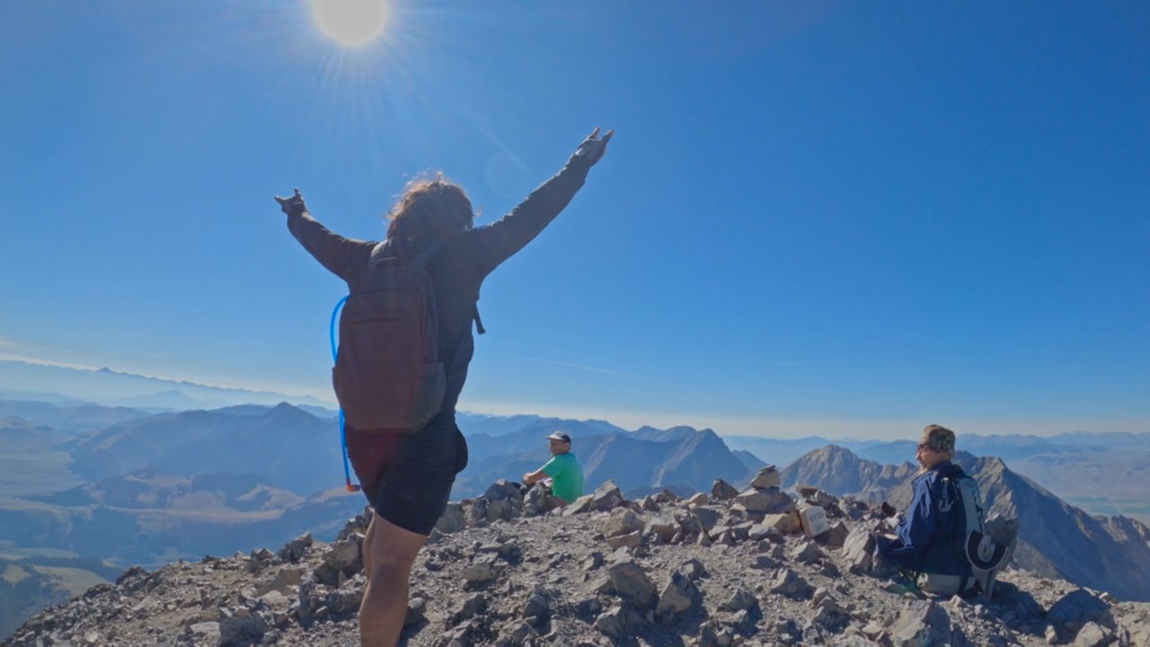 Top of Idaho! Hiking Mt. Borah via Chickenout Ridge Route (aka Borah Peak, Beauty Peak)