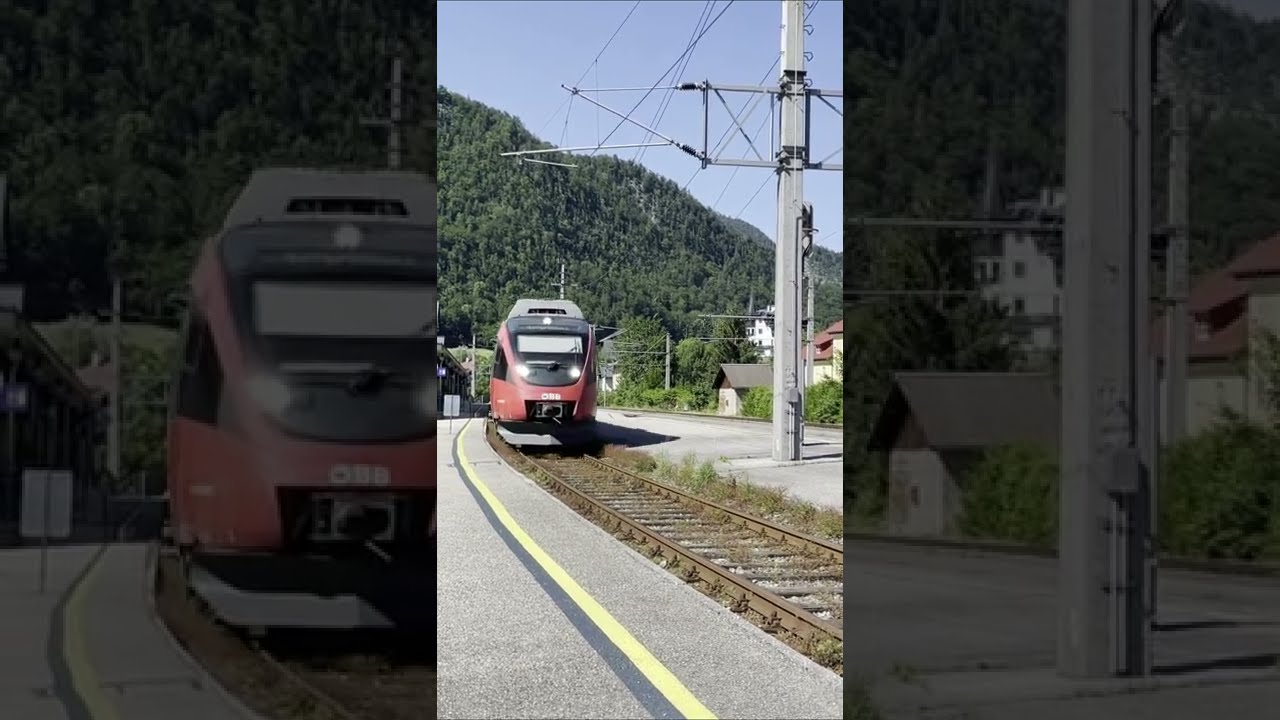 Abfahrt 4024 053 3 in Bad Ischl unterwegs nach Obertraun Dachstein