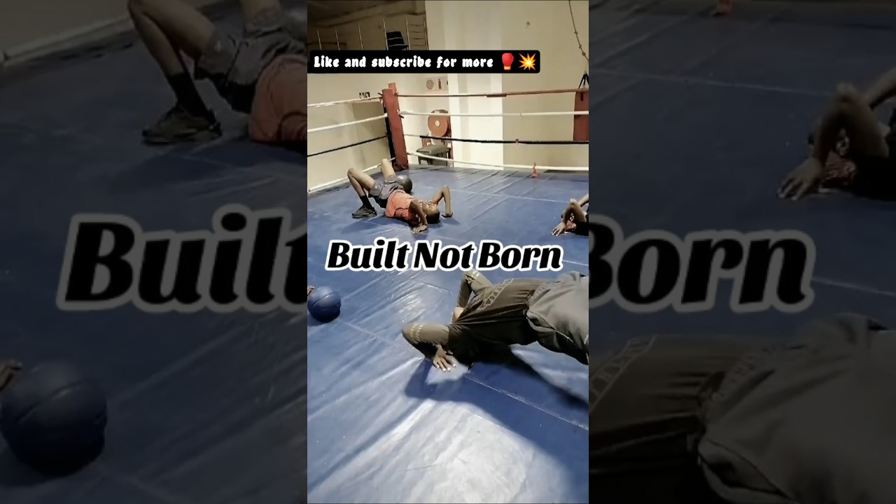 Real champions are Built Not Born 🥊💥#BuiltNotBorn