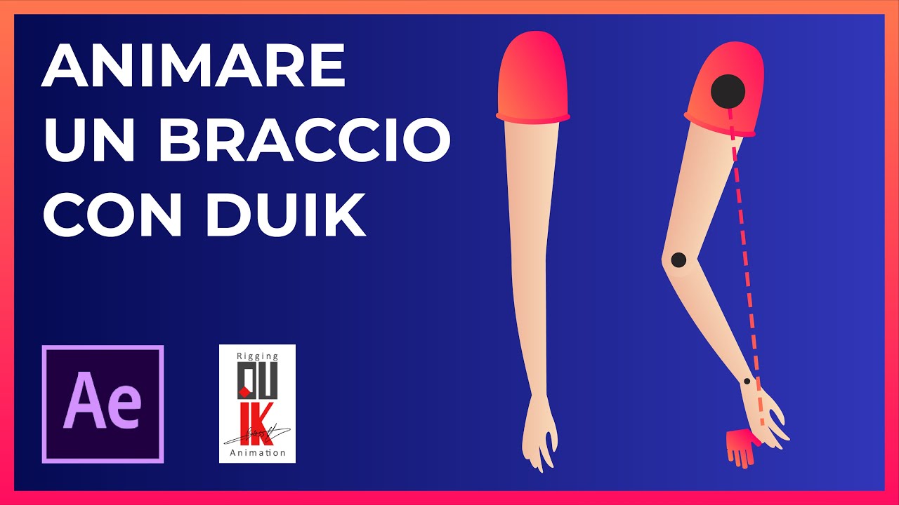 Animare un braccio di un character - Duik Bassel Script - After Effects Tutorial ITA