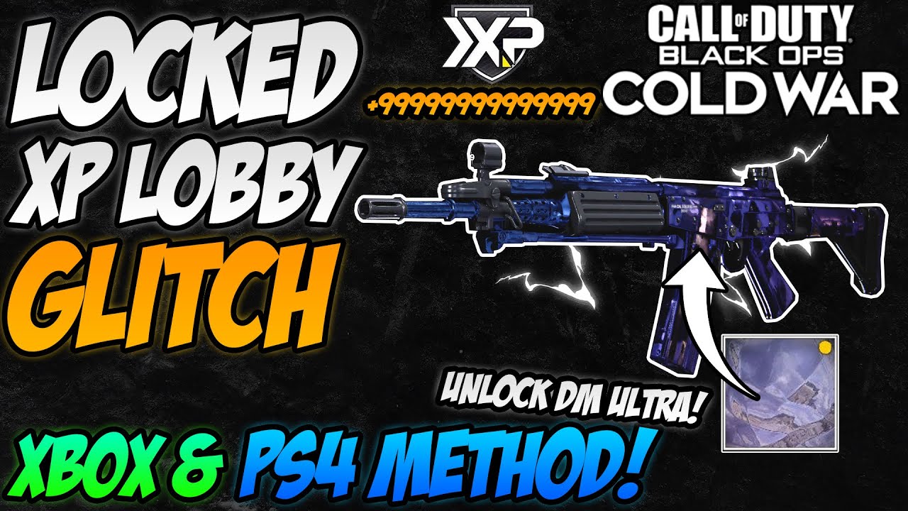Cold War Glitches: EASIER LOCKED XP LOBBY GLITCH WORKING FOR ALL CONSOLES! UNLOCK CAMOS & XP!