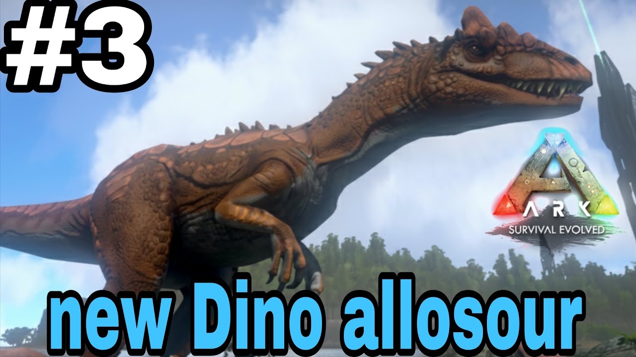 ARK Survival Evolved Part 3 🔥 Allosaurus Tame Kar Liya 😱 | Dino Taming Gameplay Hindi