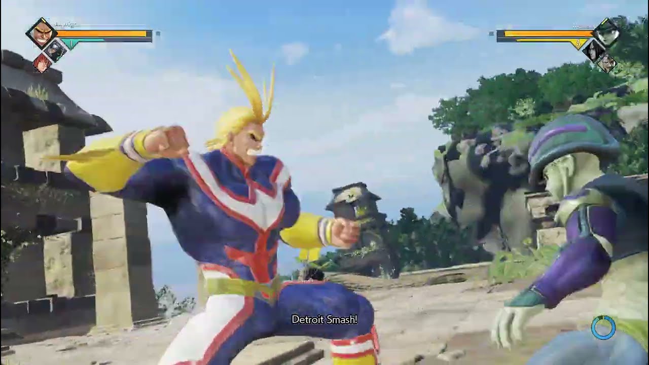 JUMP FORCE ALL MIGTH VS ENEMY