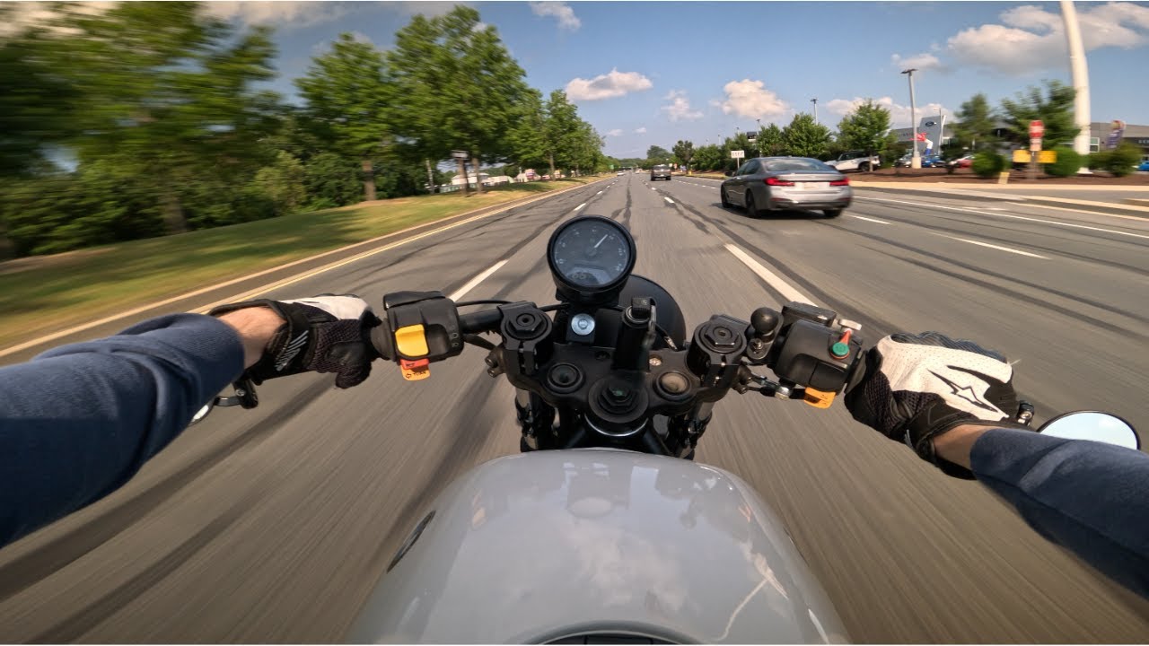 Saturday Commute | BMW K1100lt Cafe Racer | POV [4K]