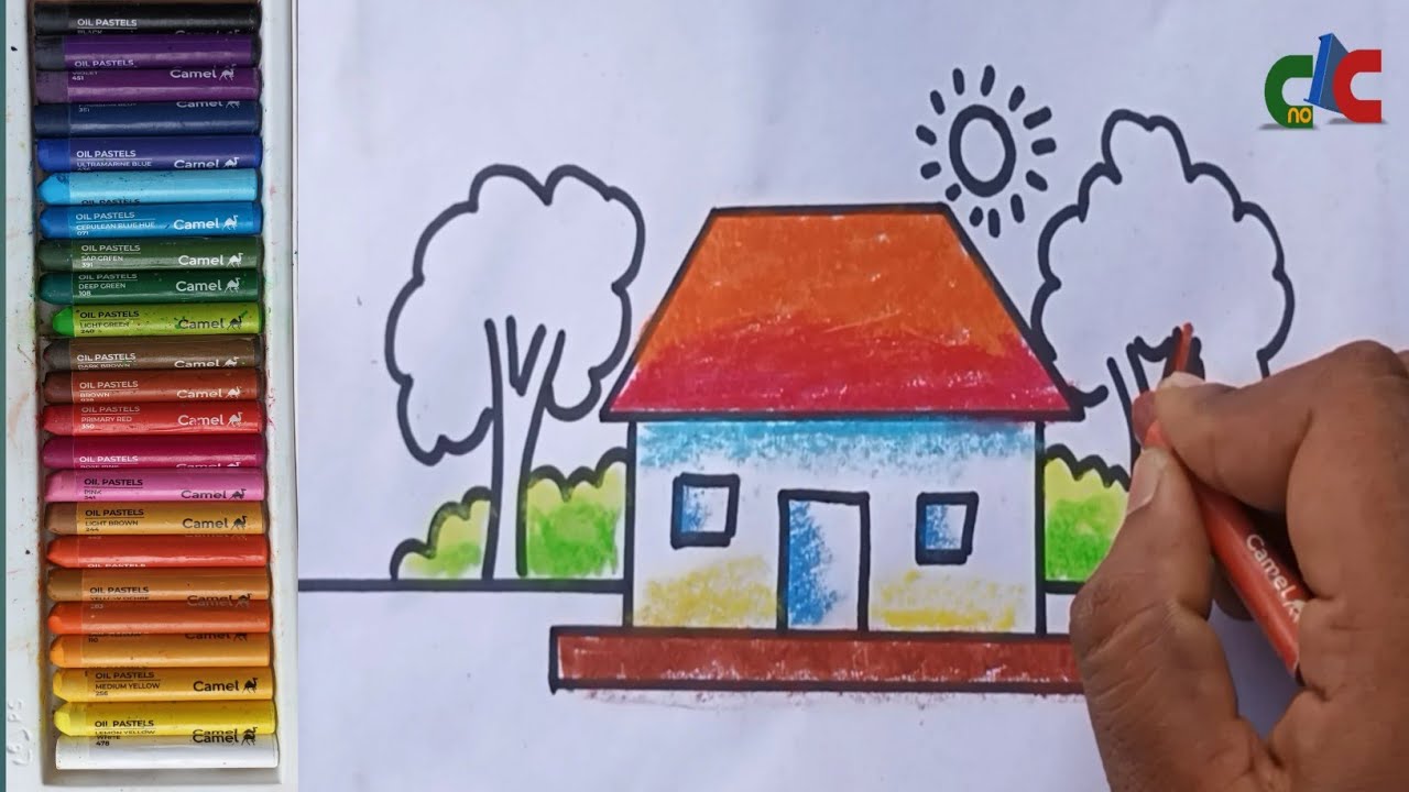 How to draw a Nature./painting tutorial.