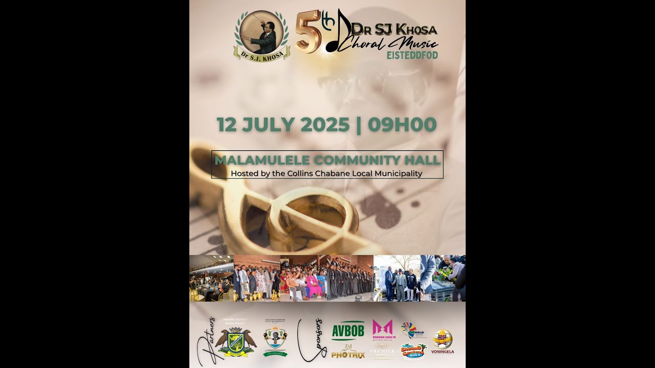 5TH DR SJ KHOSA CHORAL MUSIC EISTEDDFOD