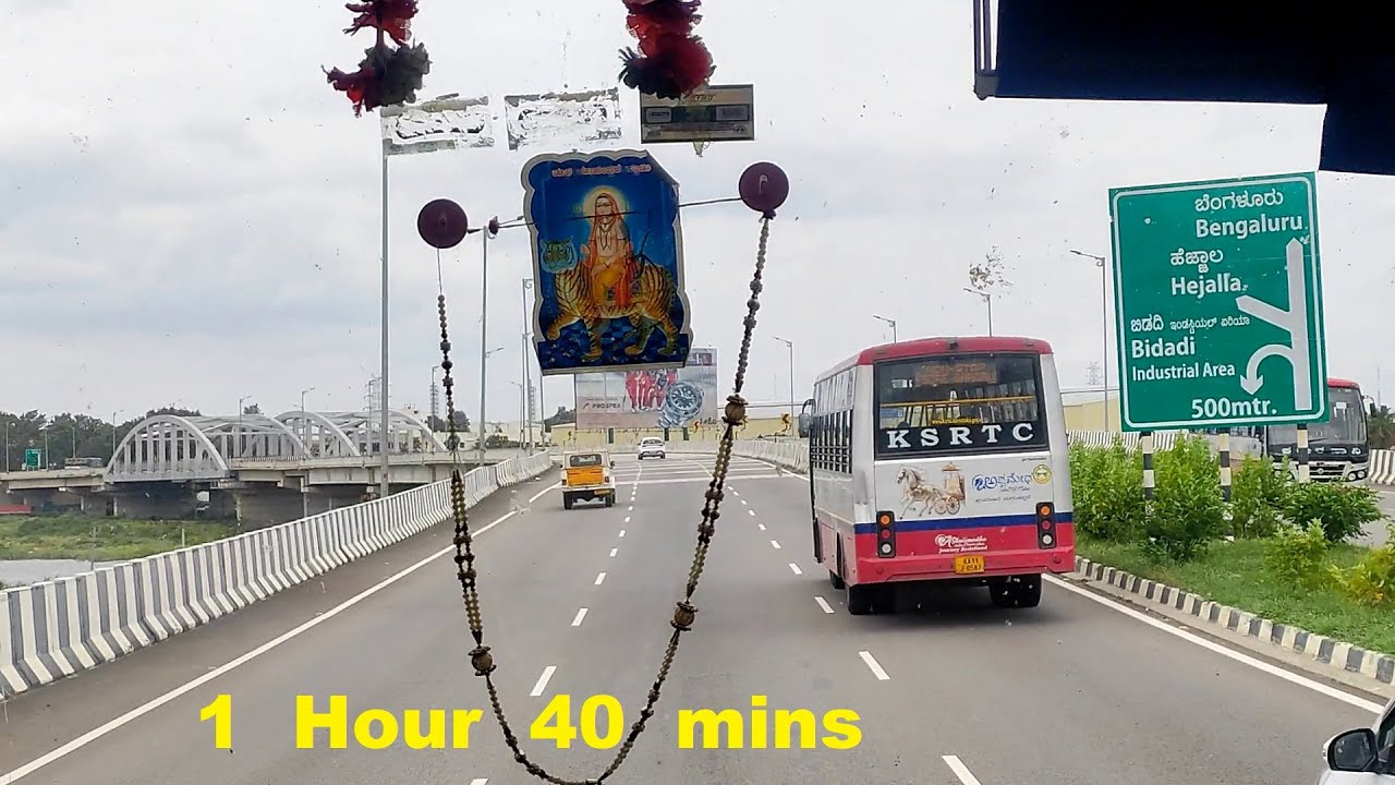 1 Hour 40 mins ...  Mysuru - Bengaluru Expressway KSRTC Bus Journey