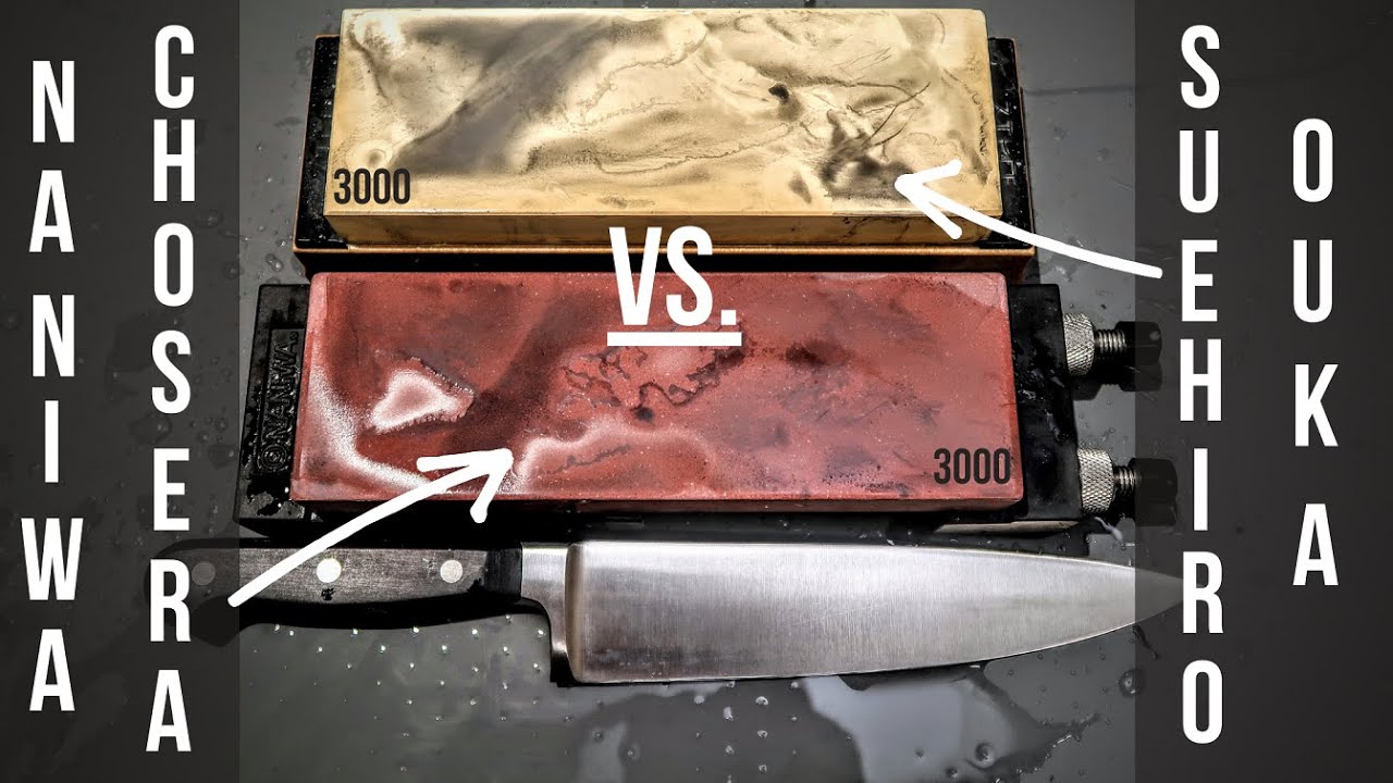 Comparação entre Naniwa Chosera 3000 e Suehiro Ouka 3000 (com testes)