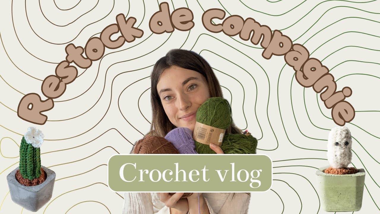 Préparation au marché 🛒- Vlog crochet 🧶Ep.1