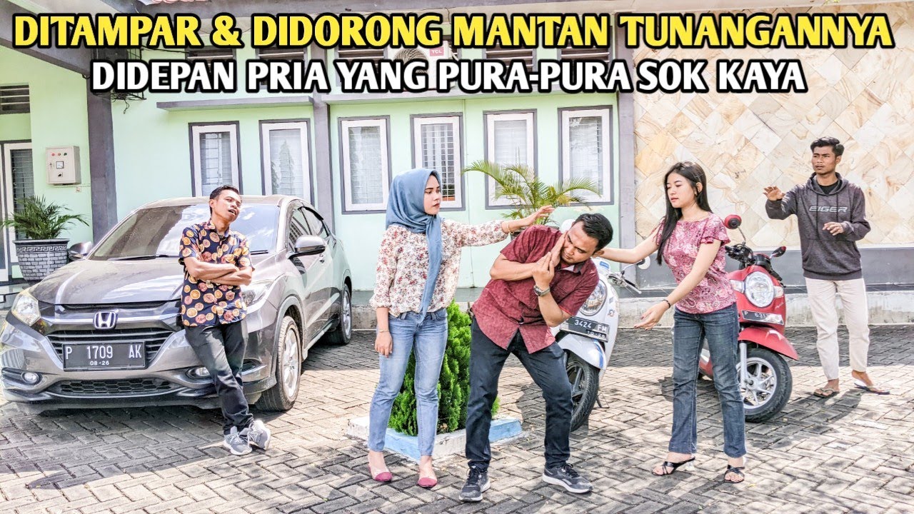 DITAMPAR & DIDORONG MANTAN TUNANGANNYA DIDEPAN PRIA YANG PURA2 KAYA, ENDINGNYA BIKIN SEMUA SYOK !!