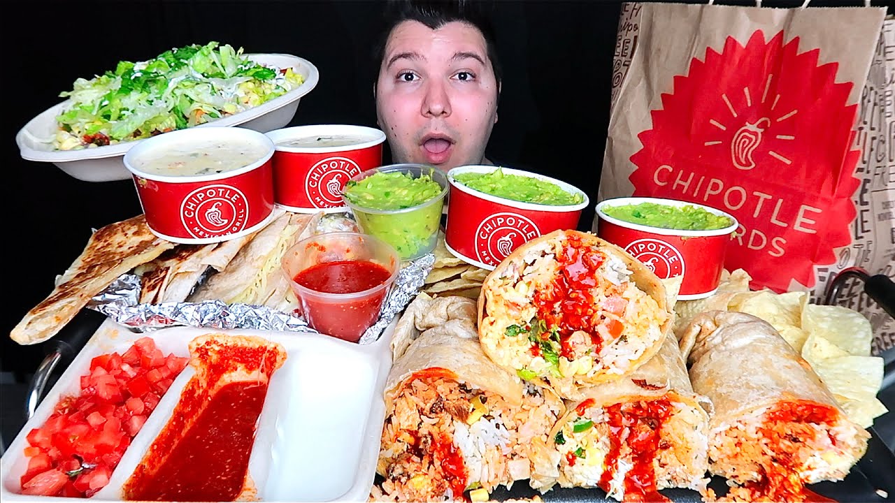 $100 Worth Of Chipotle • MUKBANG