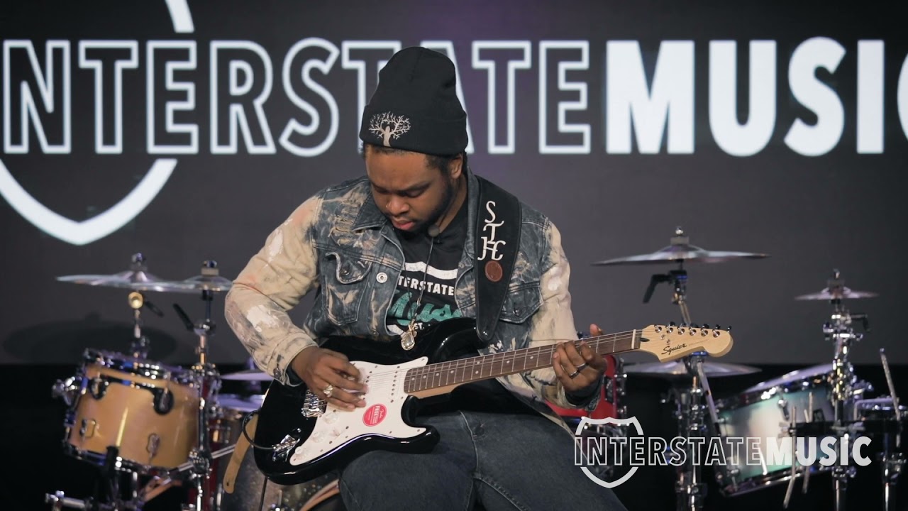 Squier Bullet Stratocaster HT Electric Guitar, Black with Laurel Fingerboard | Interstate Music