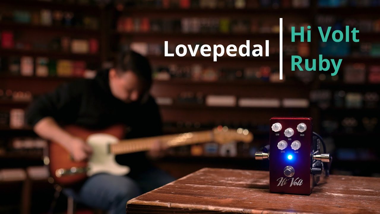 Lovepedal Hi Volt Ruby Distortion - DMTR Pedal Shop #быстрообзор