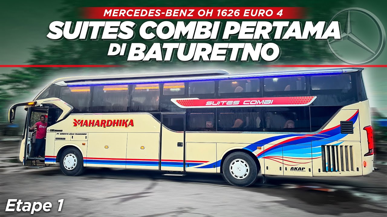 PERDANA KE BATURETNO NAIK BUS SLEEPER‼️ Trip Report Bus Mahardhika Suites Combi Jakarta - Baturetno 
