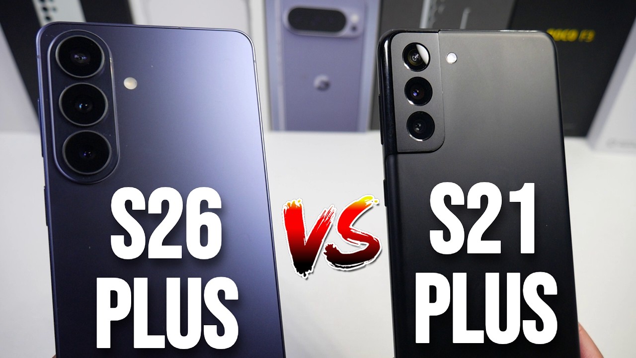 Samsung Galaxy S21 Plus VS Samsung Galaxy S26 Plus! (Camera Comparison, PUBG & Display & Speed)