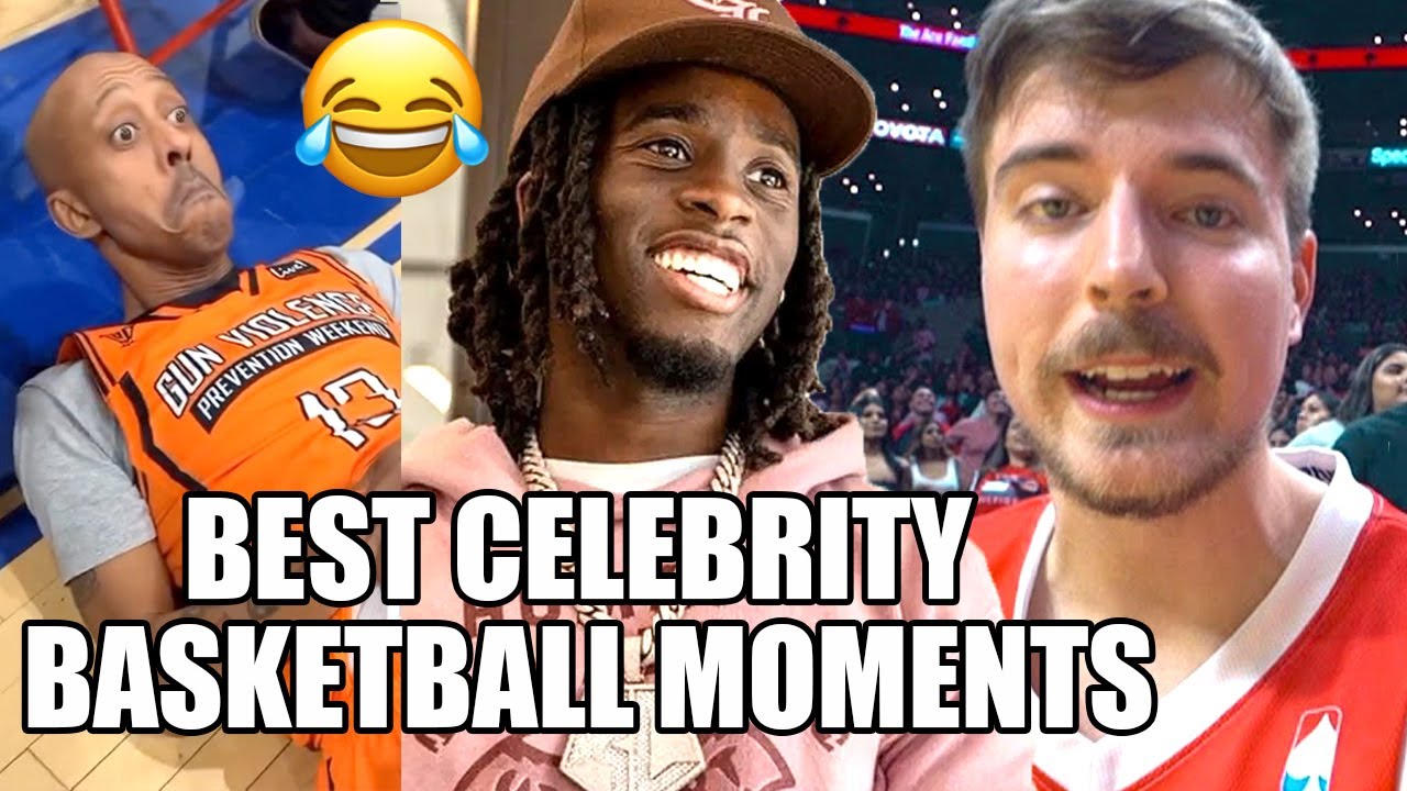 BEST CELEBRITY BASKETBALL MOMENTS! Drake, Mr. Beast and MORE!