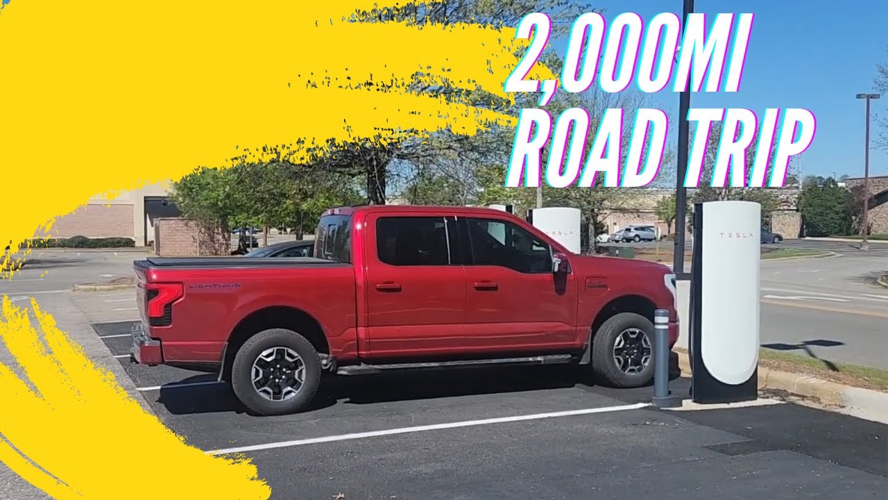 EV Road Trip - Chicago to Gulf of Mexico - 2022 Ford F-150 Lightning ER