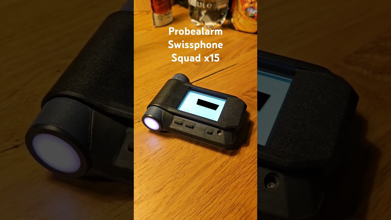 Probealarm Swissphone Squad x15 #feuerwehr #piepser #alarm #melder