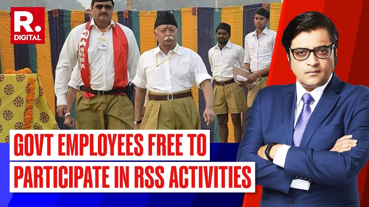 BJP Hails Withdrawal Of 'Unconstitutional Order' Of RSS Ban | The Debate With Arnab