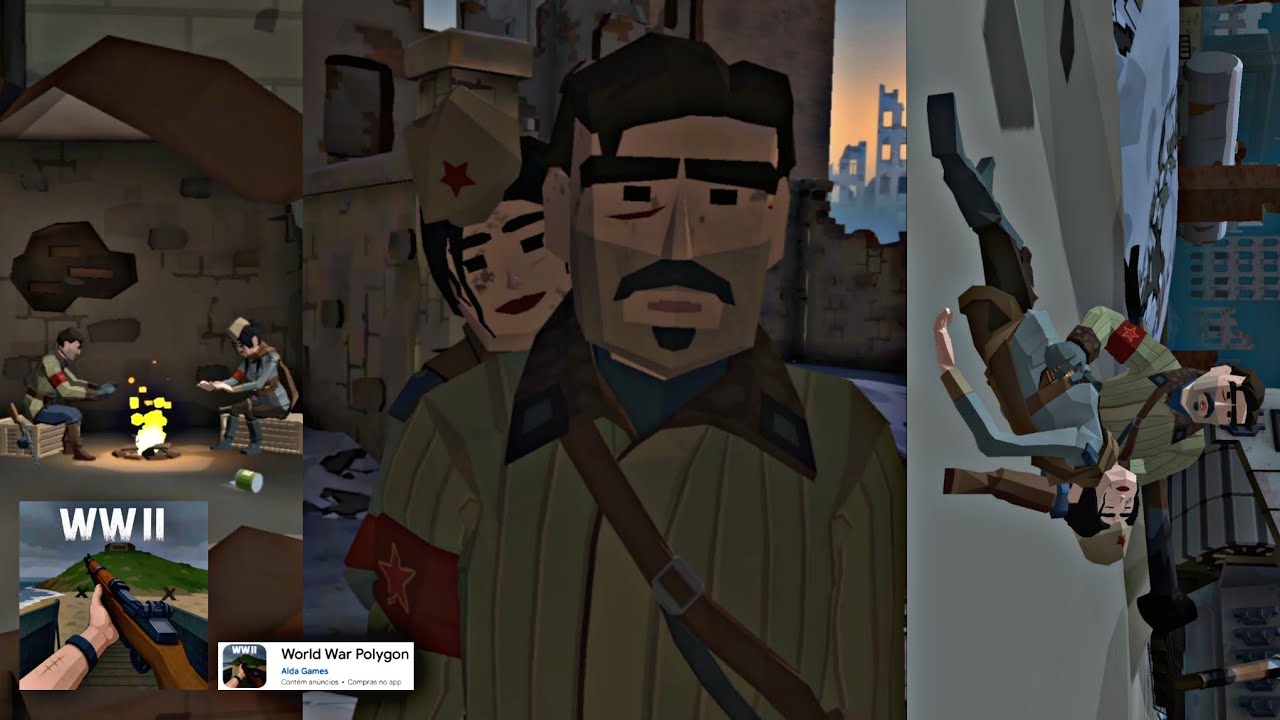 JOGUEI - WORLD WAR POLYGON | PELA SEGUNDA VEZ - INCRÍVEL Part 2