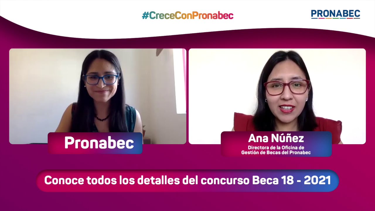 Conversamos sobre el concurso Beca 18-2021