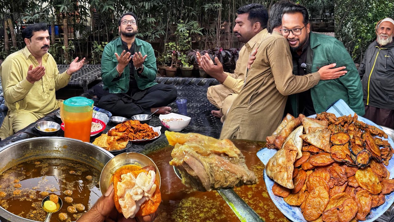 পাকিস্তানের বাসার ইফতারী & পেহেলোয়ানের ইফতারী 🇵🇰 Khalid Desi Murgh Chanay ❤️